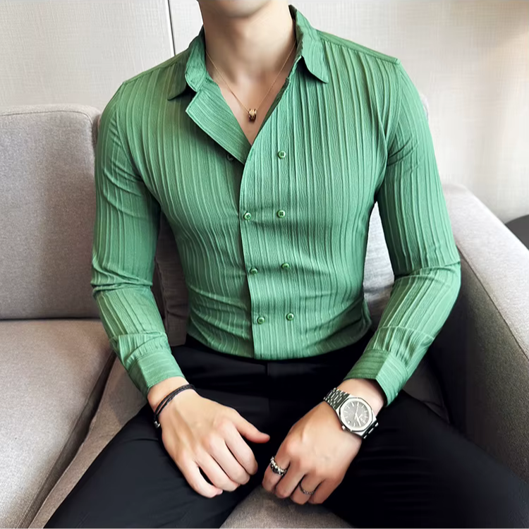 Ethan | Stylish Slim Fit Men's Dress Shirt 7