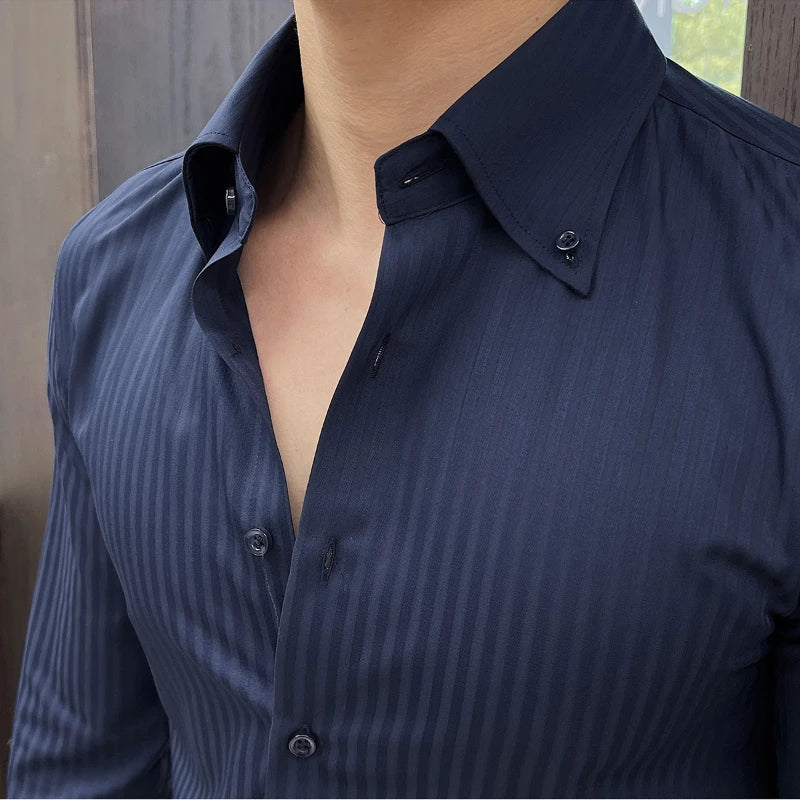 Ethan | Tailored Slim Fit Men's Dress Shirt 3