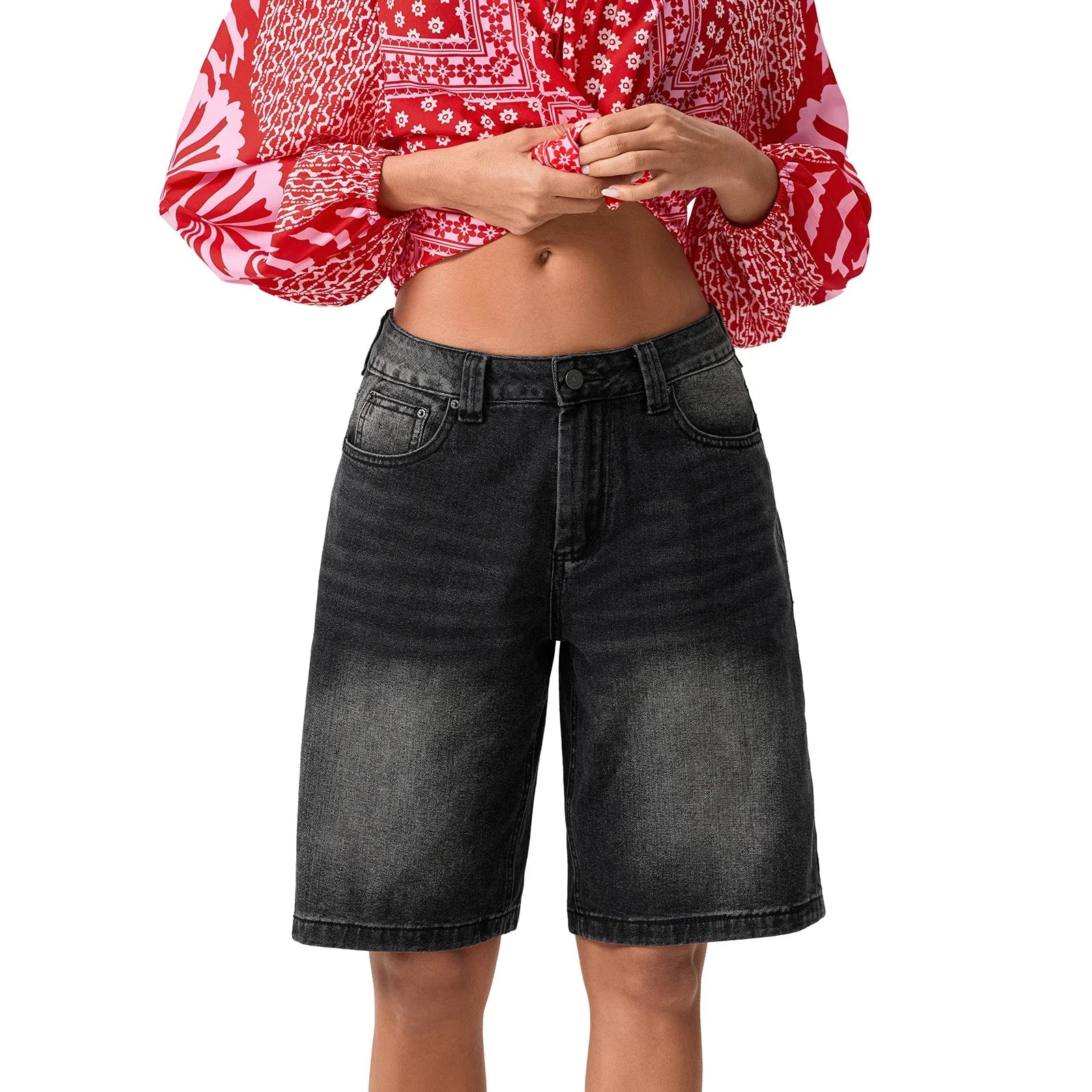 Ethan | Vintage Relaxed Fit Denim Shorts 4
