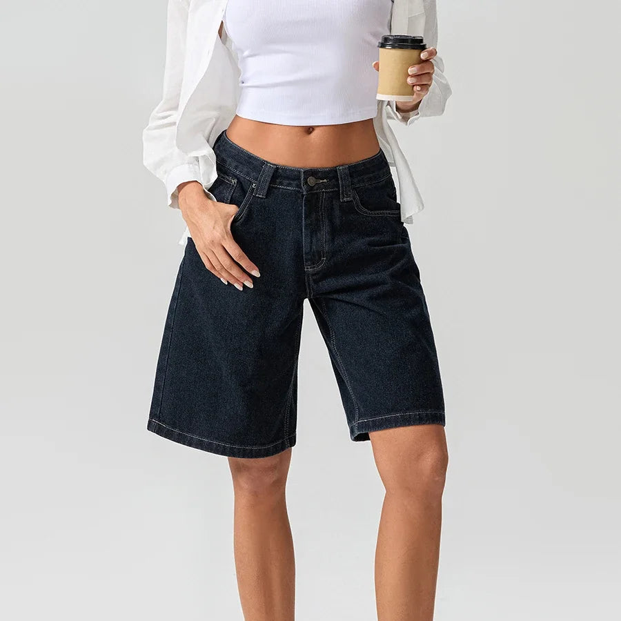 Ethan | Vintage Relaxed Fit Denim Shorts 8