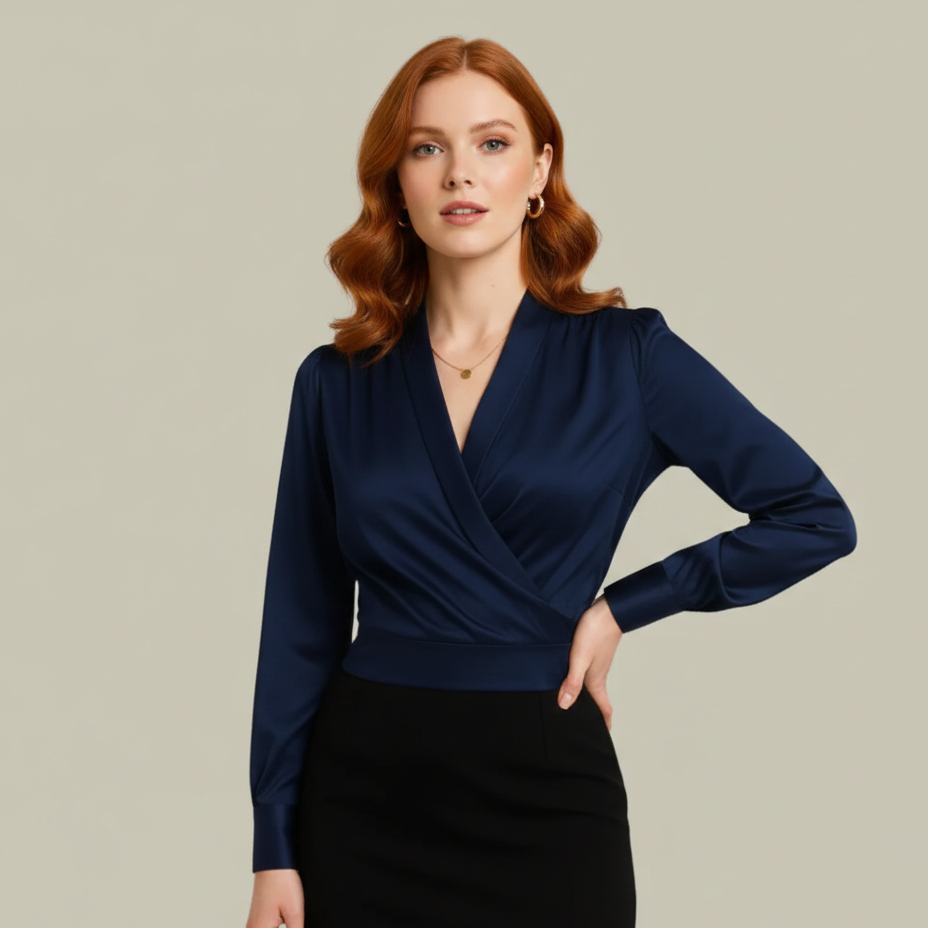 Cora | Women's Blouse with V-Neck