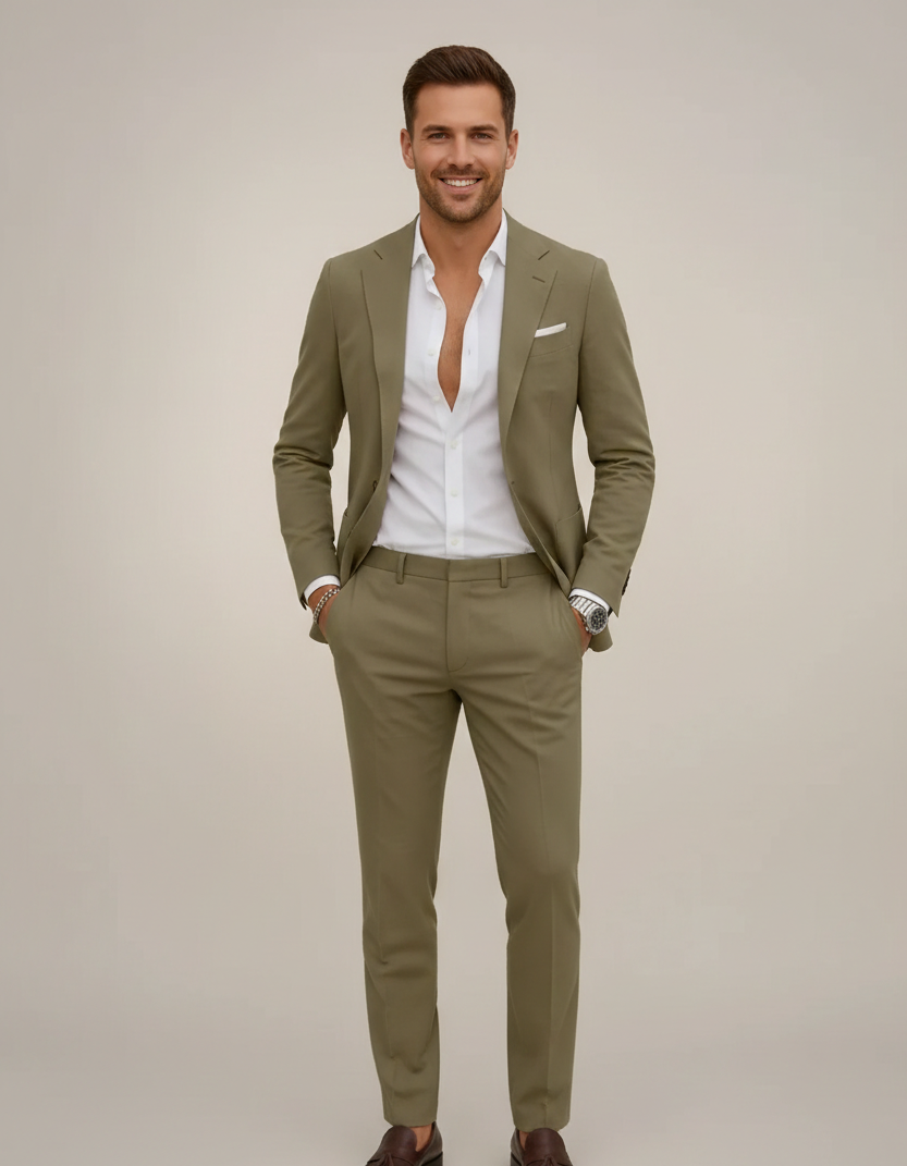 Men's Suit with Lightweight Blazer