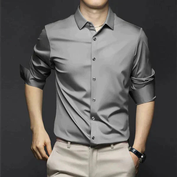 George Collection | Men's Dress Shirt with Slim Fit & Stretch Fabric 2