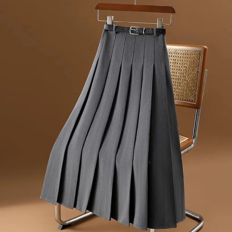 Hannah | Elegant Pleated Midi Skirt for Women 0