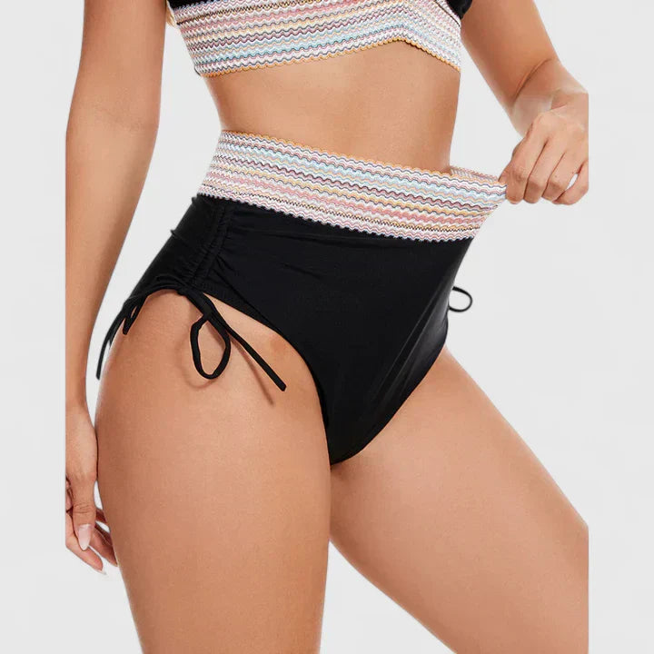 Jessica | Chic High-Waisted Plus Size Bikini Set 8