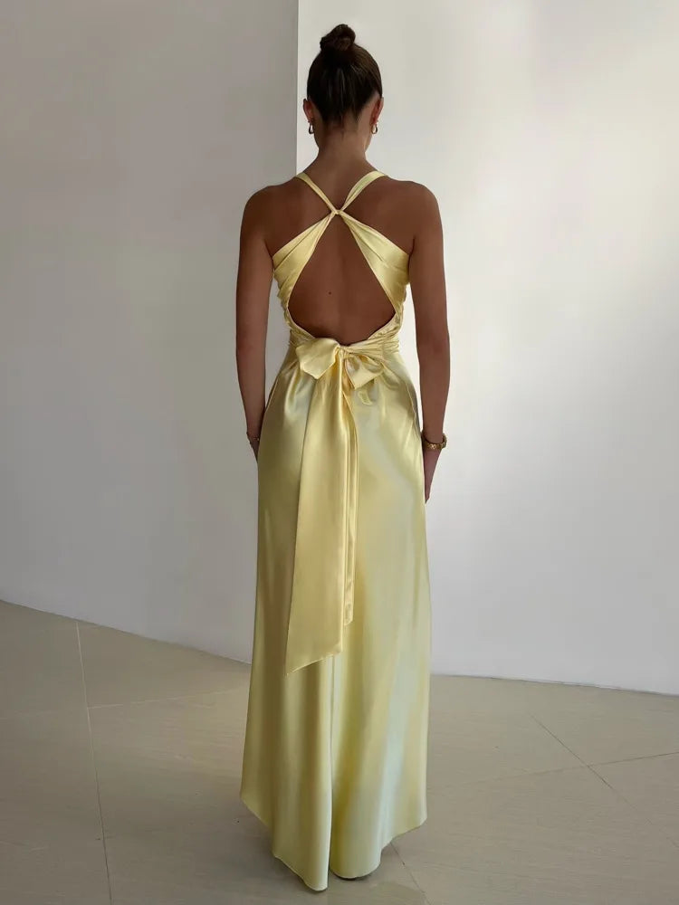 Lila | Elegant Sleeveless V-Neck Maxi Dress for Women 0