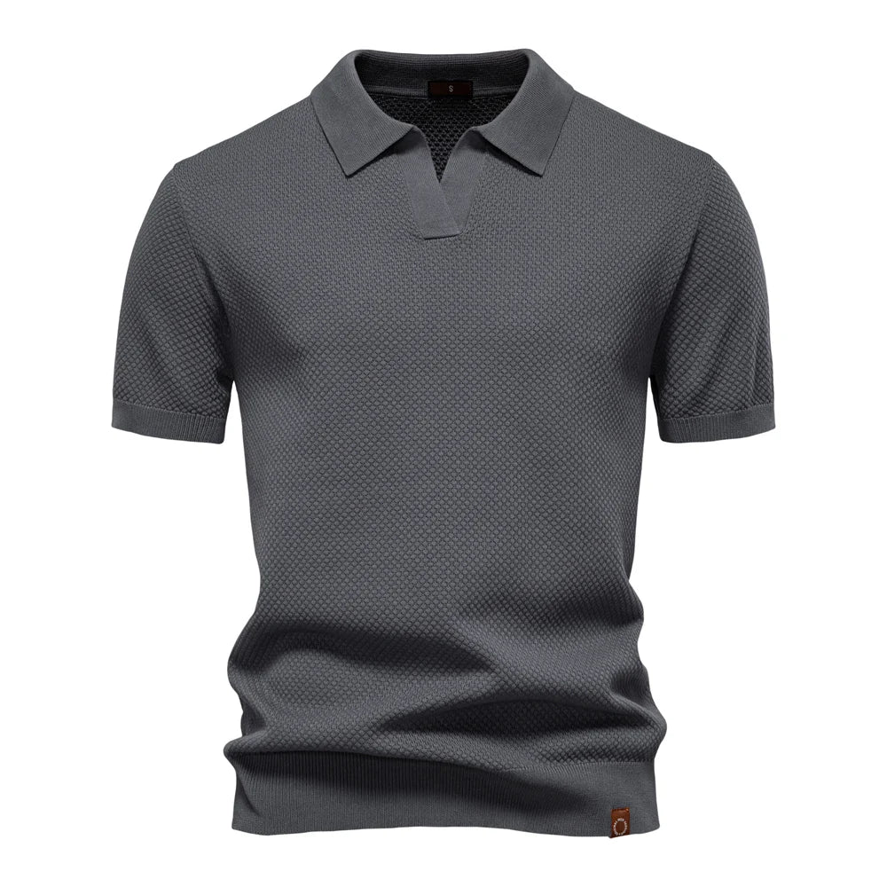 Lucas | Classic Short Sleeve Mens Polo Shirt 2