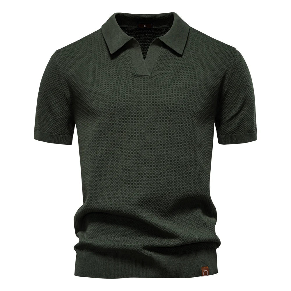 Lucas | Classic Short Sleeve Mens Polo Shirt 4