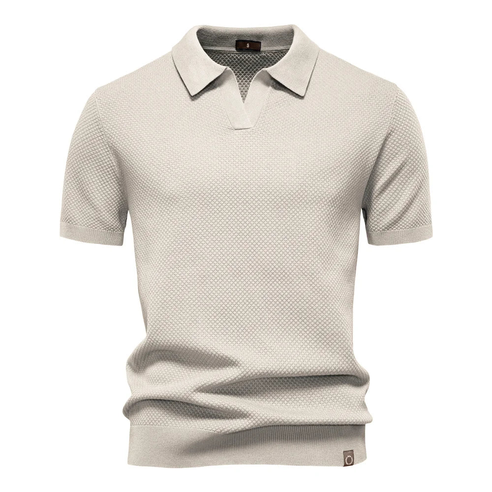 Lucas | Classic Short Sleeve Mens Polo Shirt 5