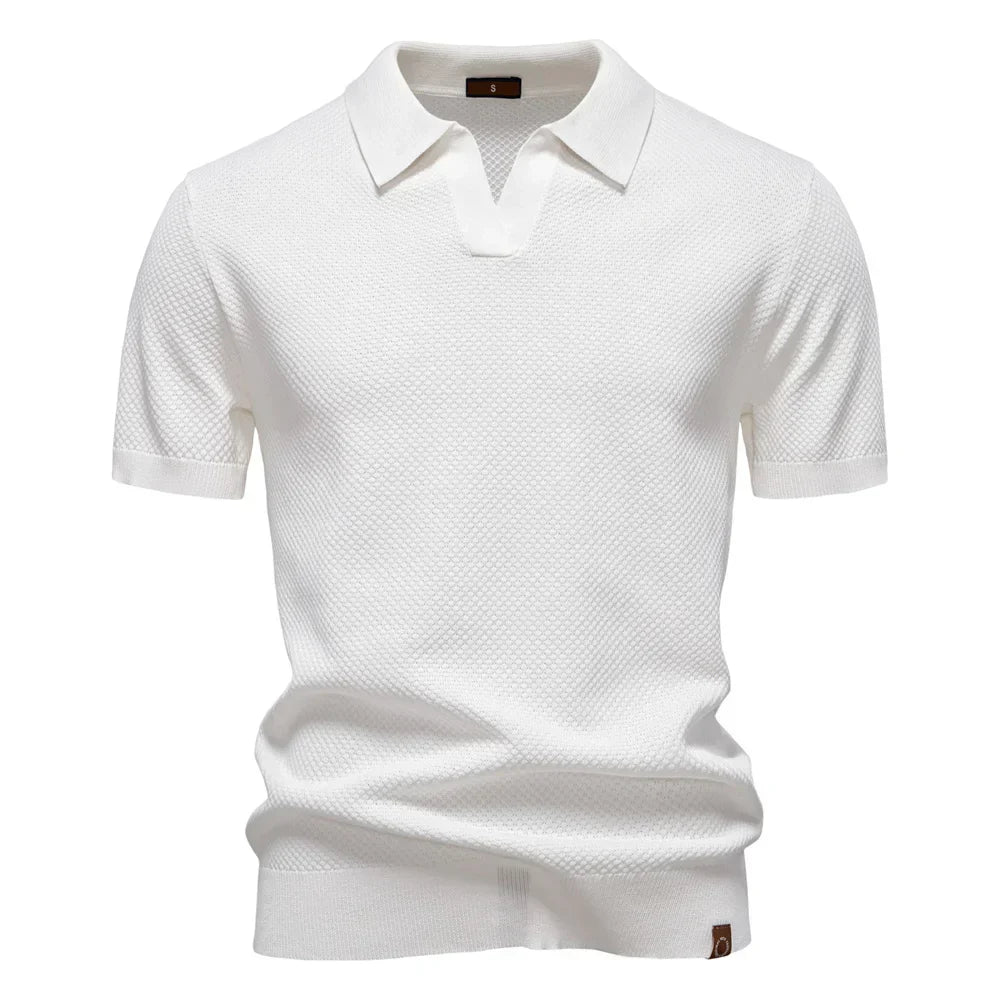 Lucas | Classic Short Sleeve Mens Polo Shirt 7