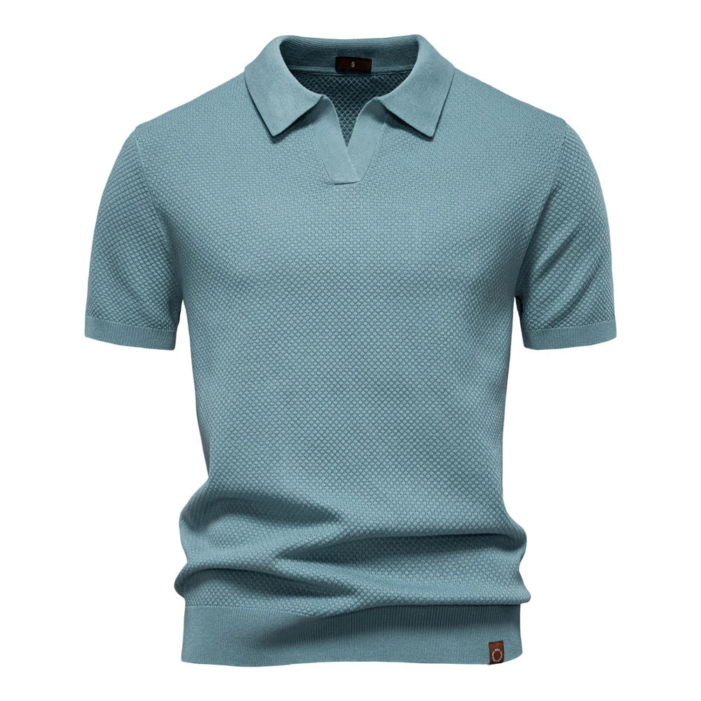 Lucas | Classic Short Sleeve Mens Polo Shirt 9