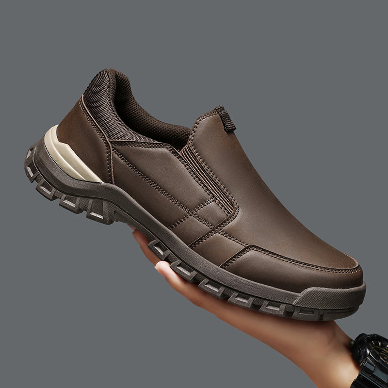 Lucas | Sleek Comfortable Mens Black Loafers 7