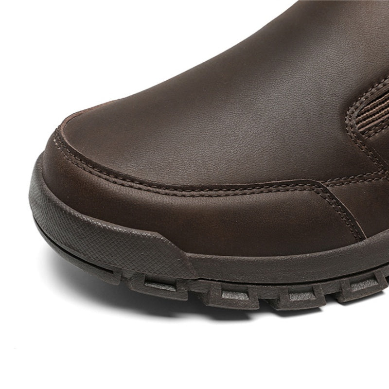 Lucas | Sleek Comfortable Mens Black Loafers 8