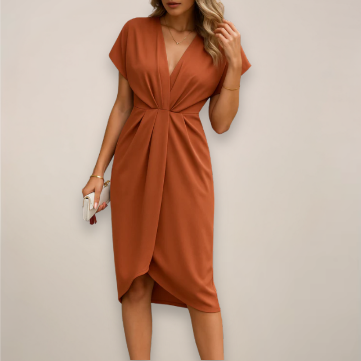 Madison | Elegant Summer Wrap Dress for Wedding Guests 2
