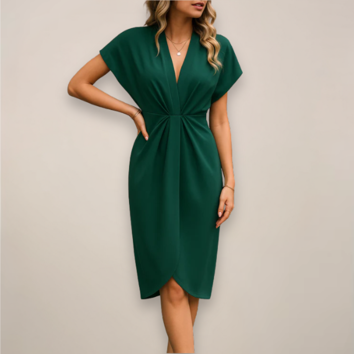 Madison | Elegant Summer Wrap Dress for Wedding Guests 3