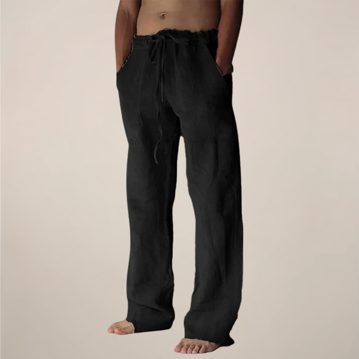 Mason | Casual Black Wide Leg Trousers for Women 3