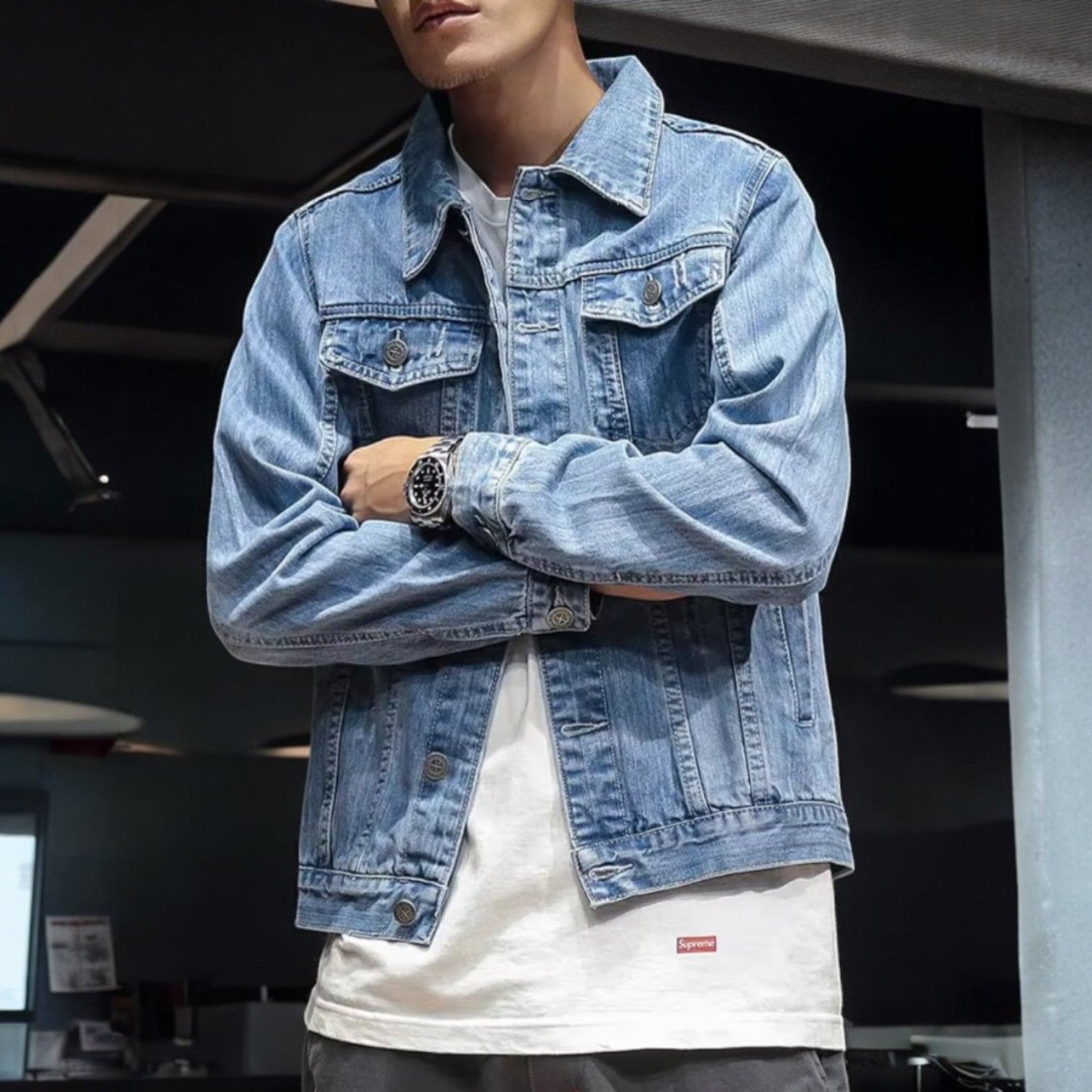Mason | Casual Distressed Denim Jacket for Women 4