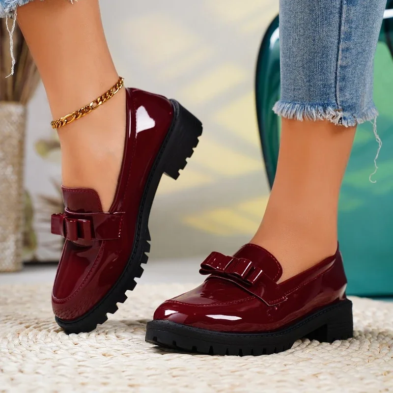 Mason | Shiny Bold Patent Leather Loafers 0