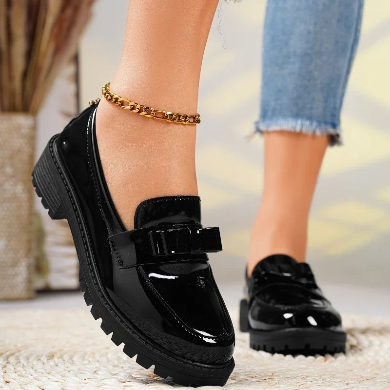Mason | Shiny Bold Patent Leather Loafers 4