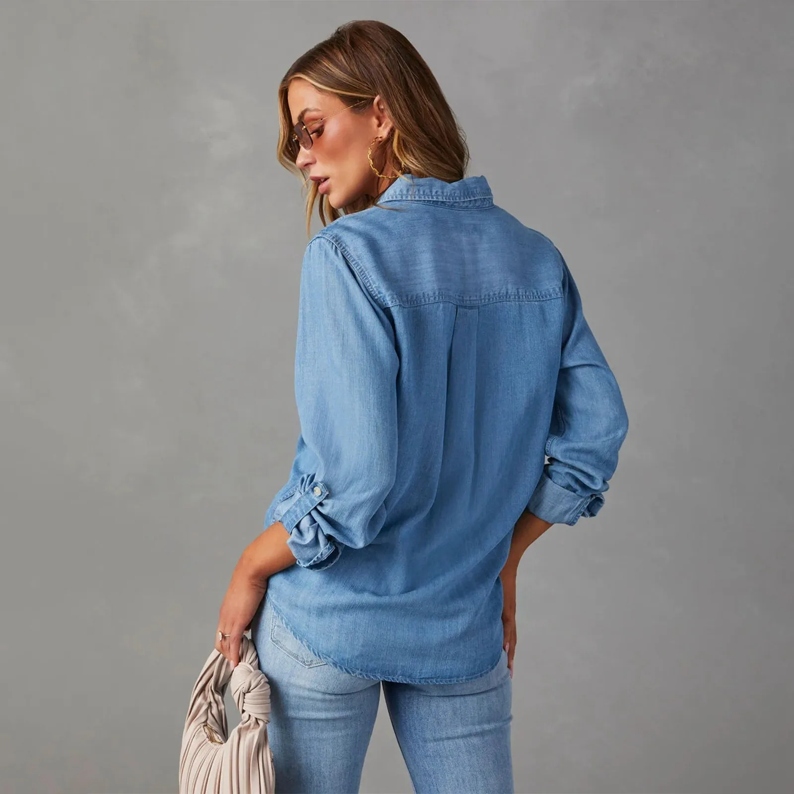 Mason | Soft Relaxed Womens Denim Shirt for Everyday Style 2