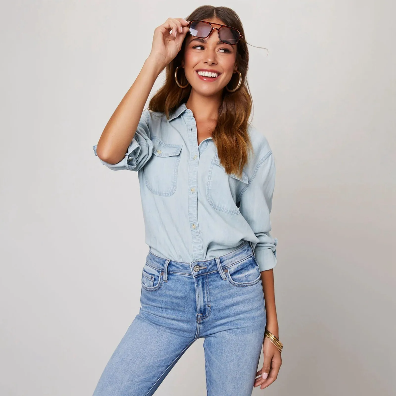 Mason | Soft Relaxed Womens Denim Shirt for Everyday Style 4