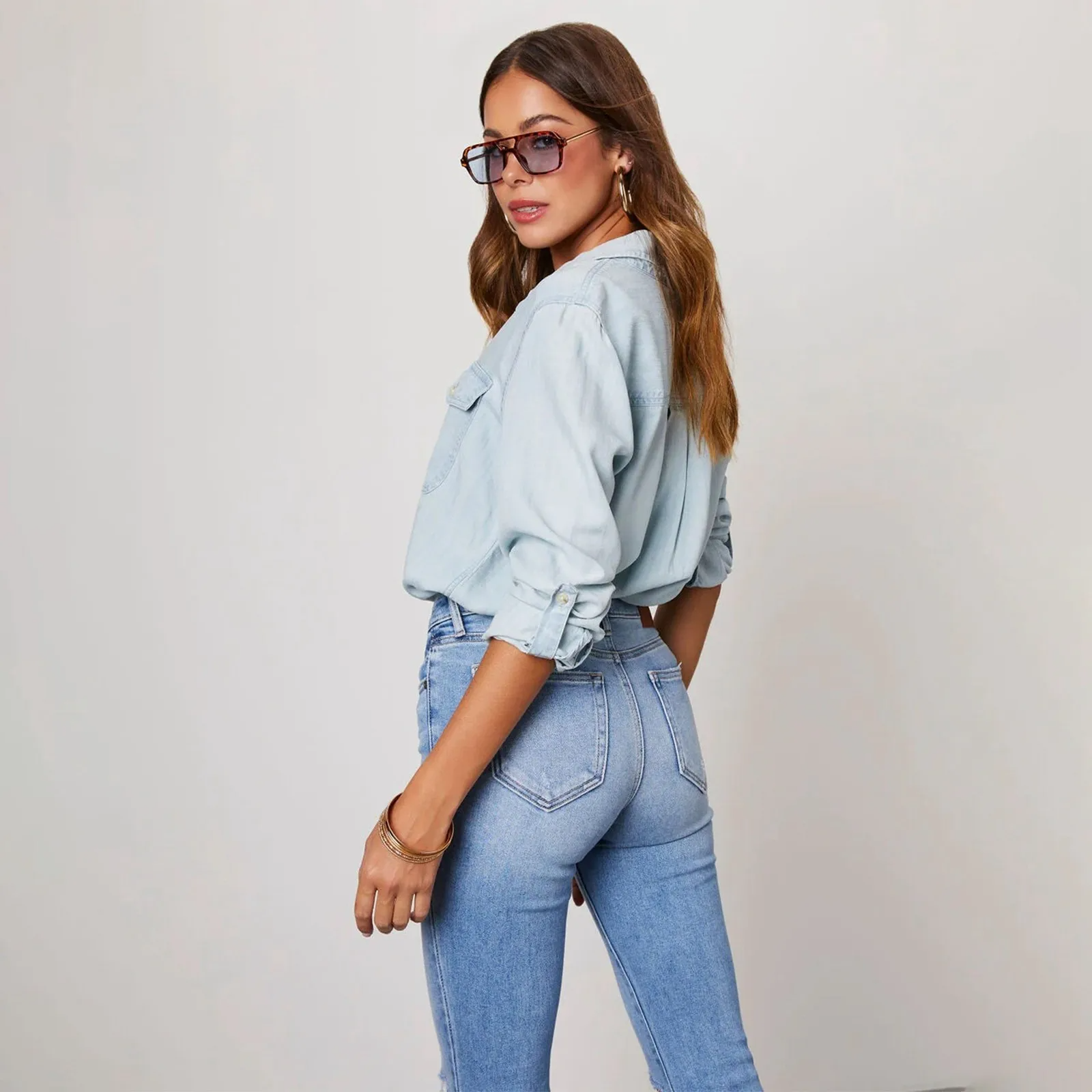 Mason | Soft Relaxed Womens Denim Shirt for Everyday Style 5