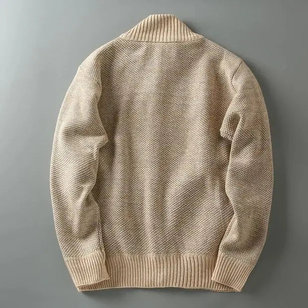 Mason | Stylish Heavyweight Knit Zip-Up Jacket 1