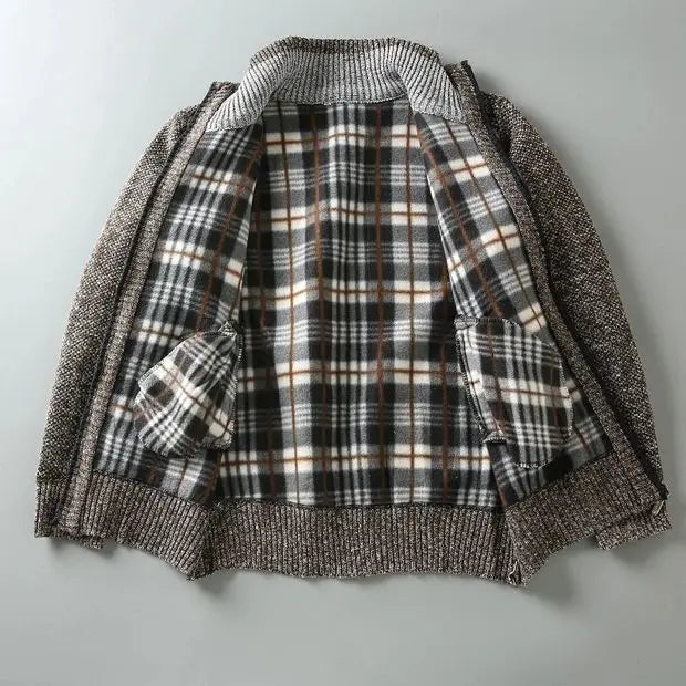 Mason | Stylish Heavyweight Knit Zip-Up Jacket 6