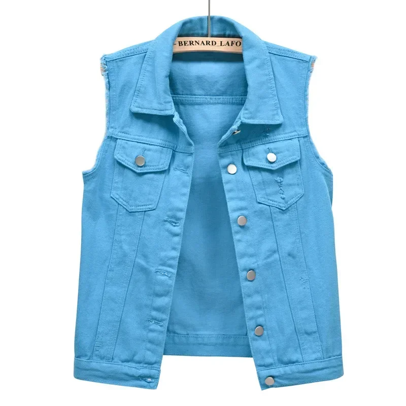 Mason | Vibrant Stylish Denim Vest for Women 10