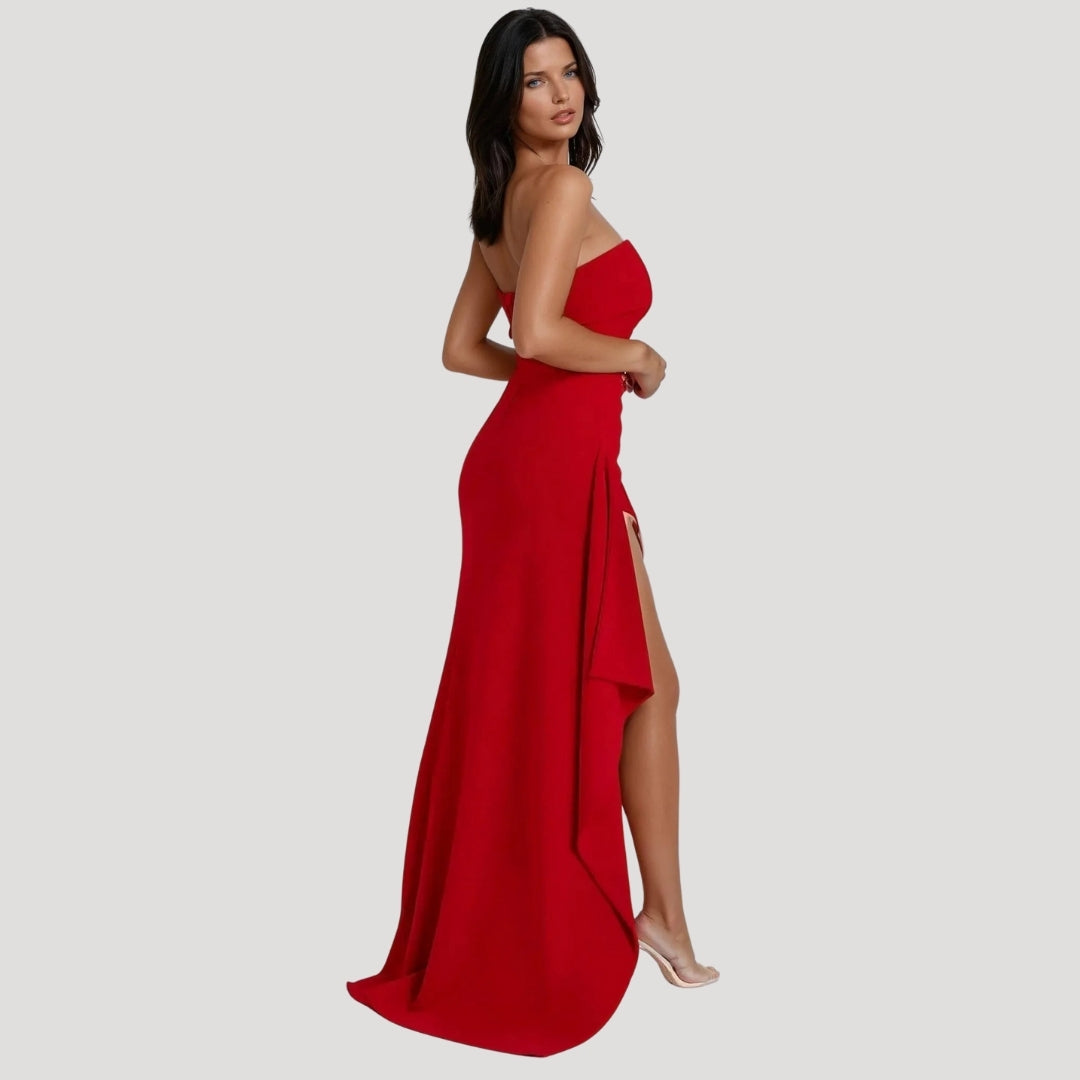 Megan | Elegant Strapless Maxi Dress for Women’s Formal Events 8