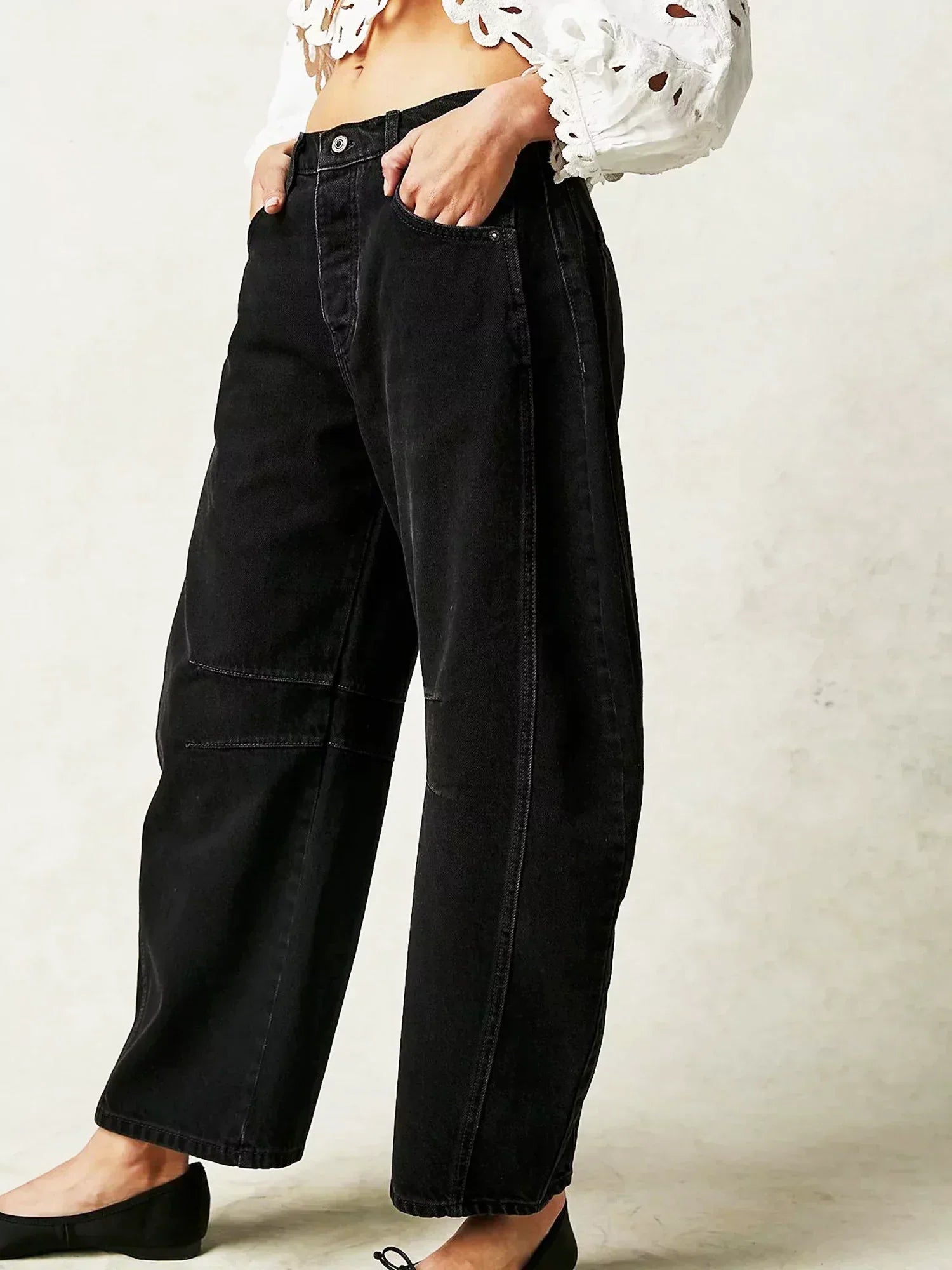 Mia | Bold Leopard Print Wide Leg Jeans for Women 1