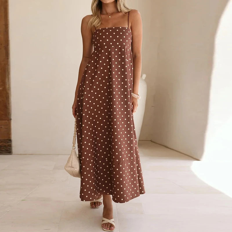 Mia | Breezy Polka Dot Summer Dress 0