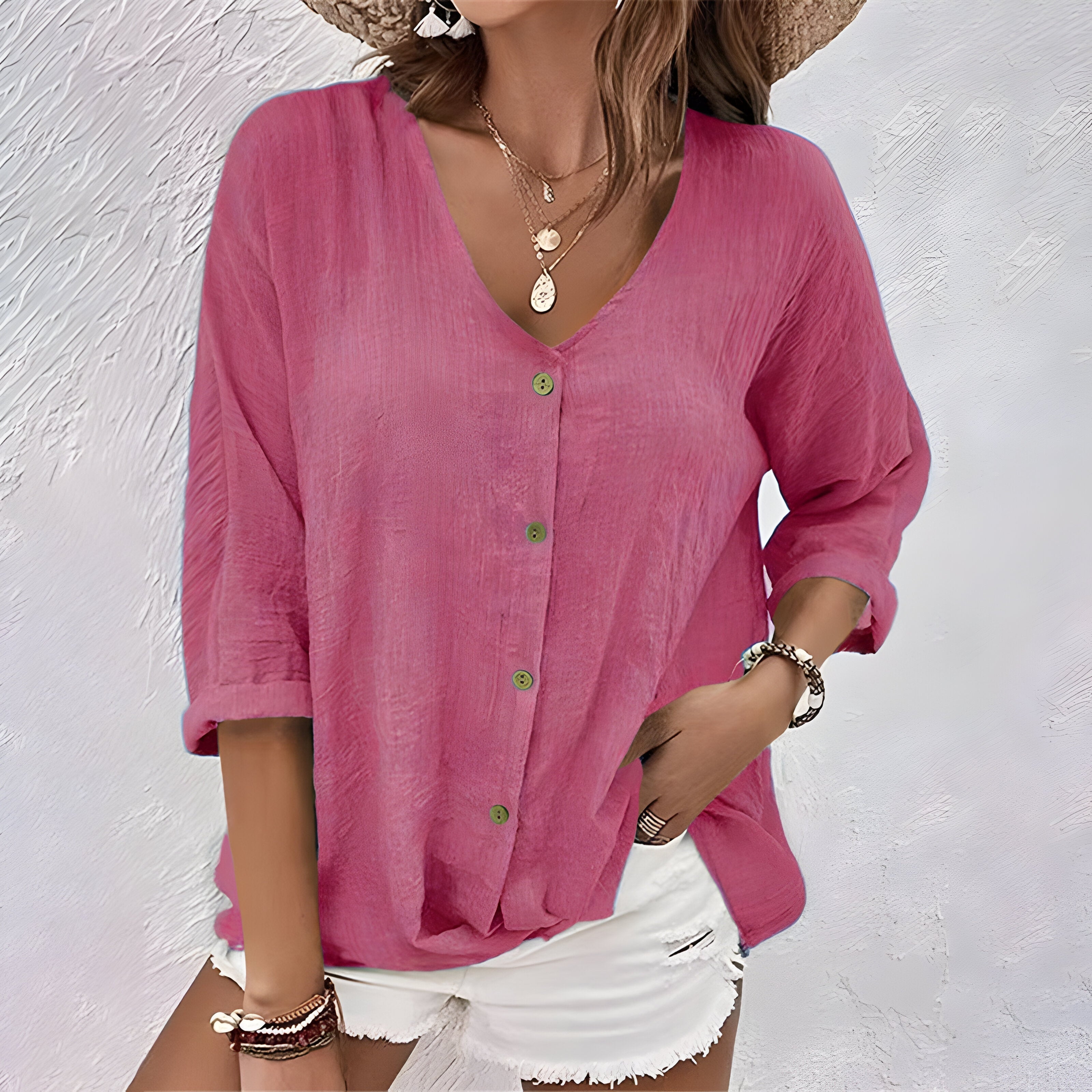 Mia | Breezy Relaxed Summer Blouse for Women 4