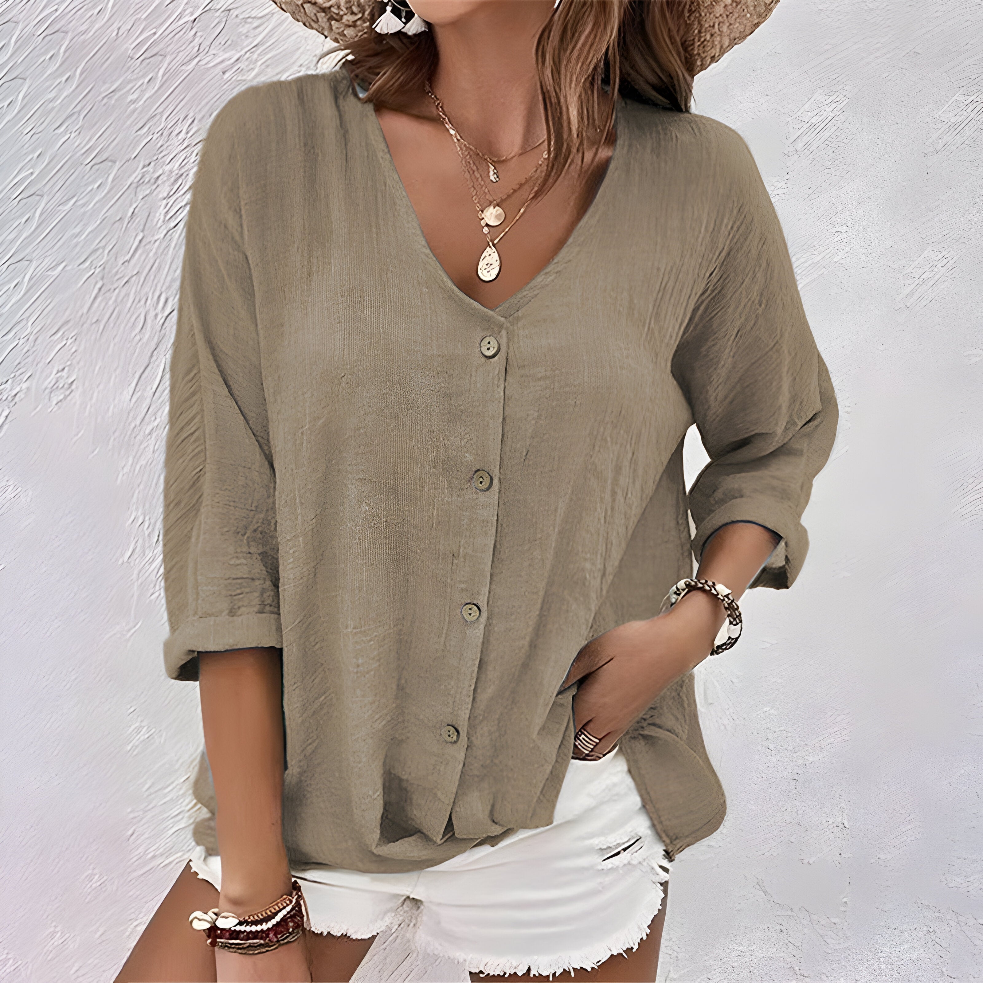 Mia | Breezy Relaxed Summer Blouse for Women 6