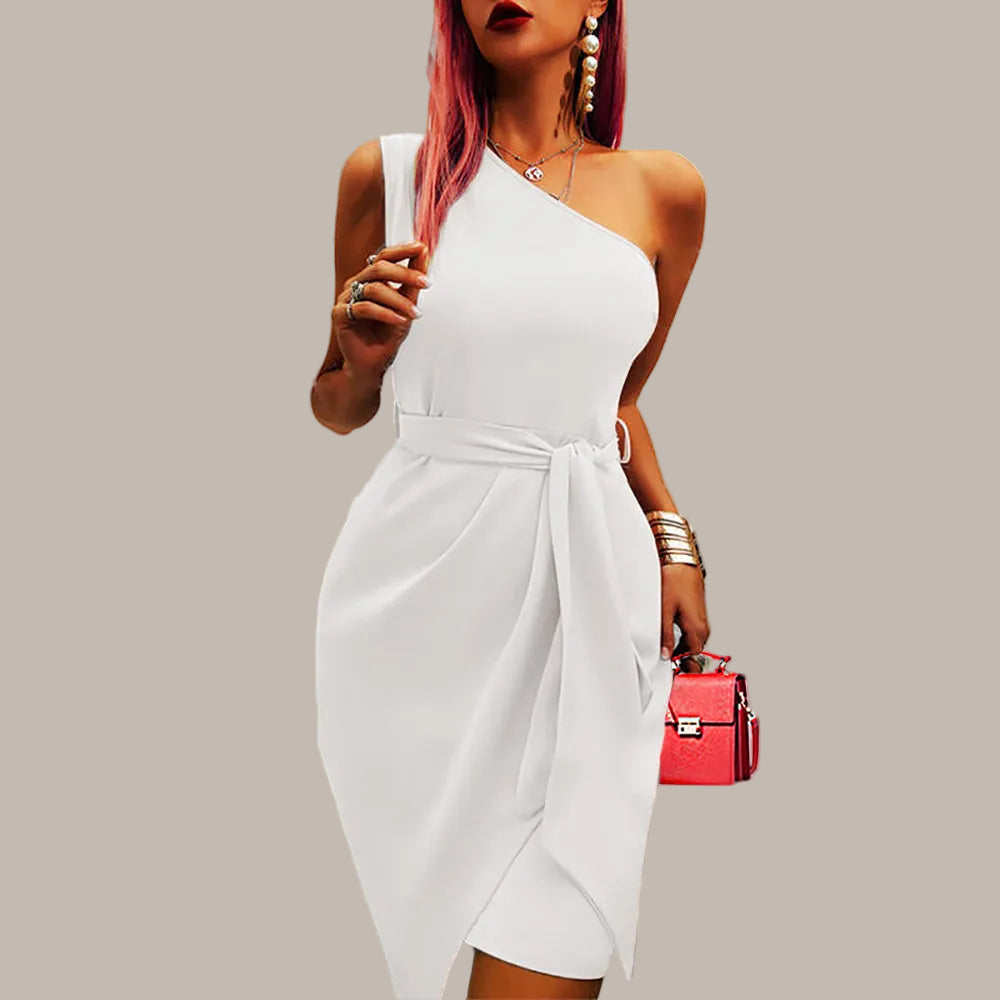 Mia | Chic Asymmetric Evening Dress for Women 0