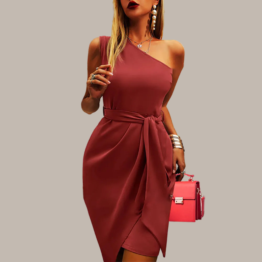 Mia | Chic Asymmetric Evening Dress for Women 2
