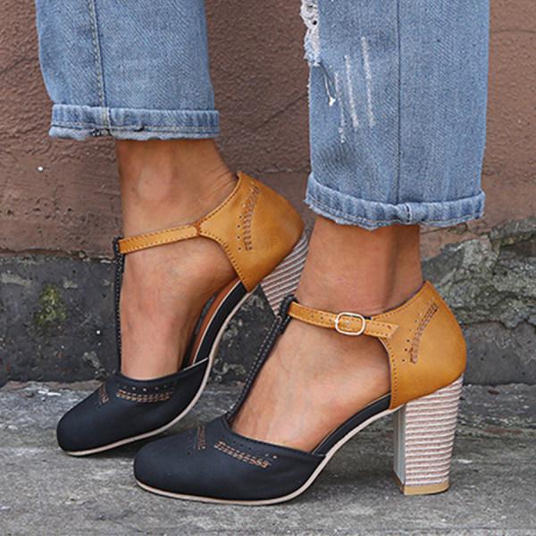 Mia | Comfortable Spring Chunky Heel Women's Shoes 0