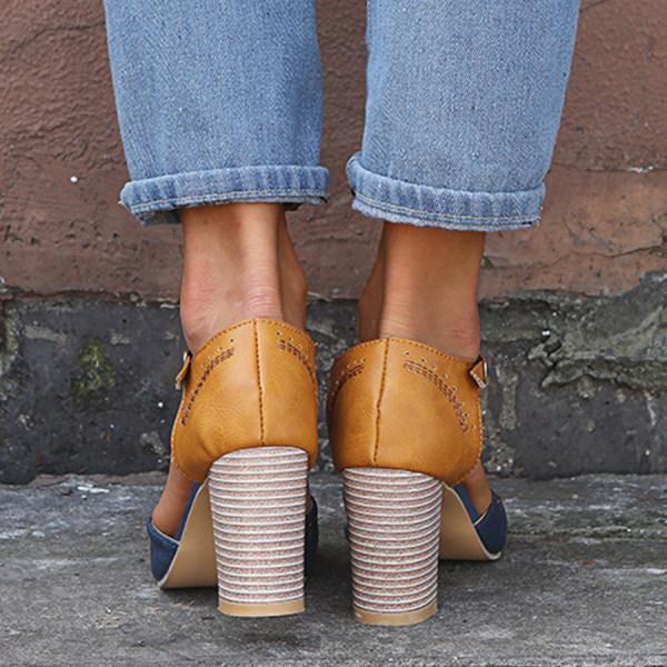 Mia | Comfortable Spring Chunky Heel Women's Shoes 3