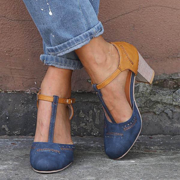 Mia | Comfortable Spring Chunky Heel Women's Shoes 4