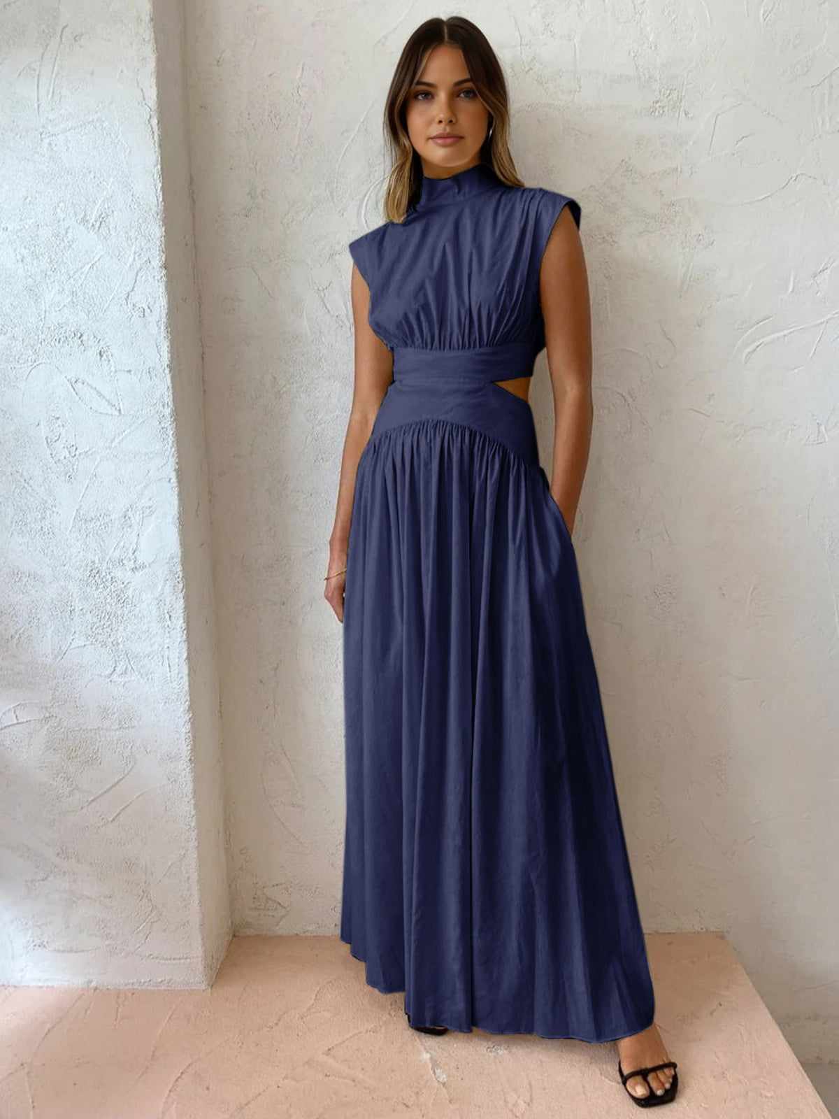 Mia | Elegant Black Maxi Dress for Women 7