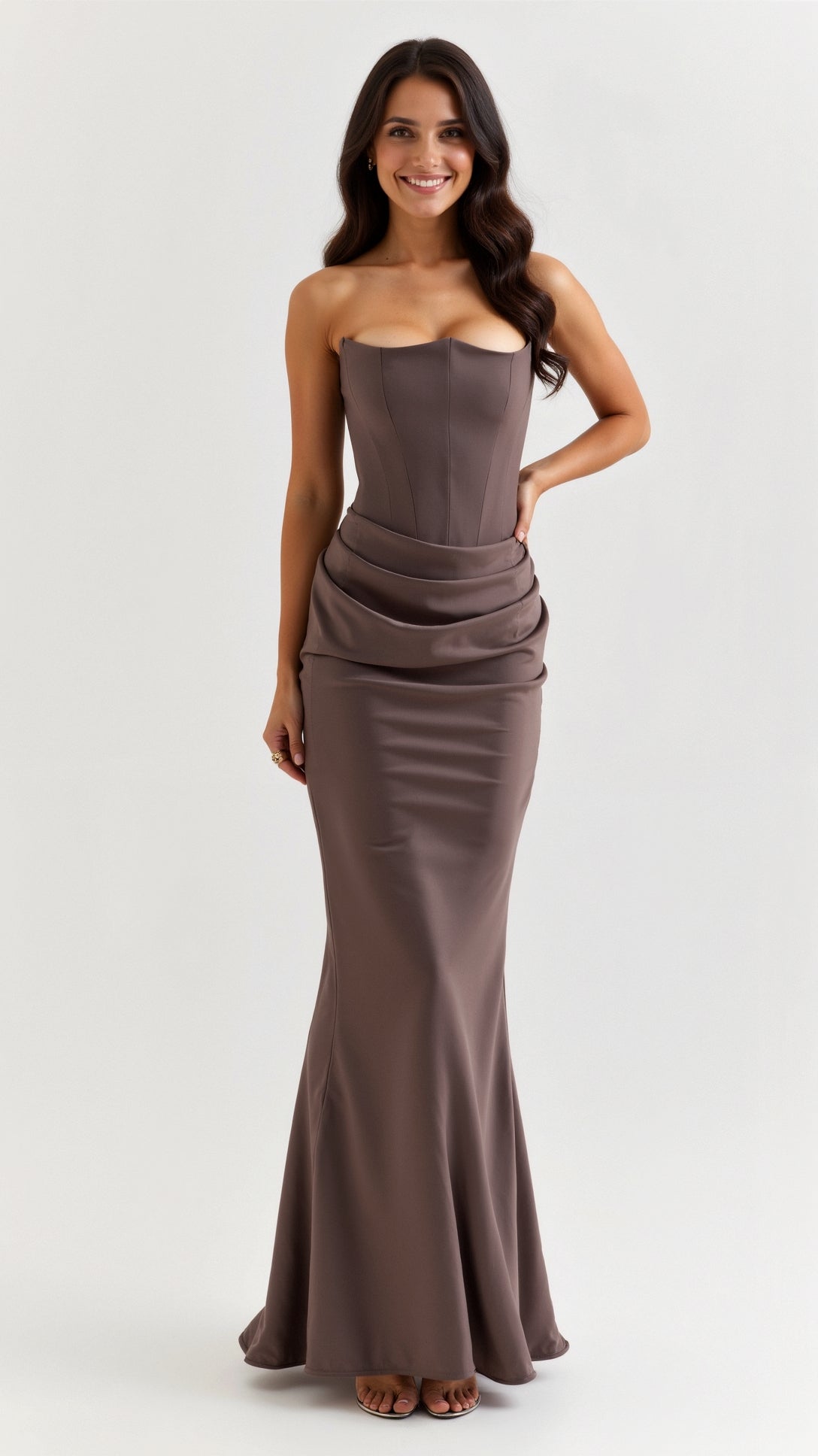 Mia | Elegant Column Maxi Dress for Women Events 3