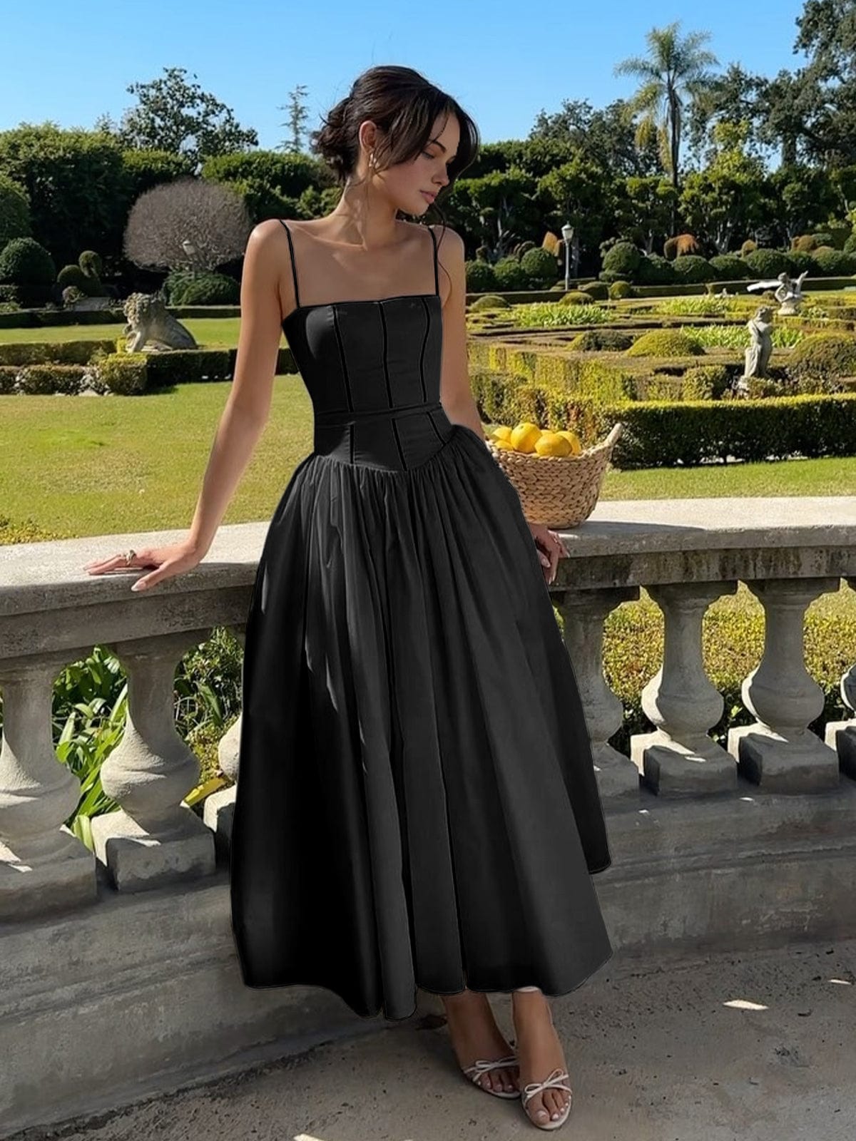 Mia | Elegant Corset Midi Dress for Formal Events 3