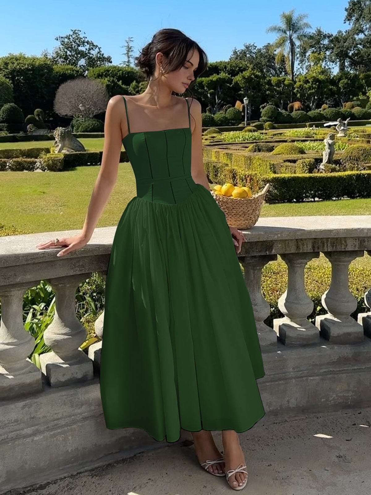 Mia | Elegant Corset Midi Dress for Formal Events 5