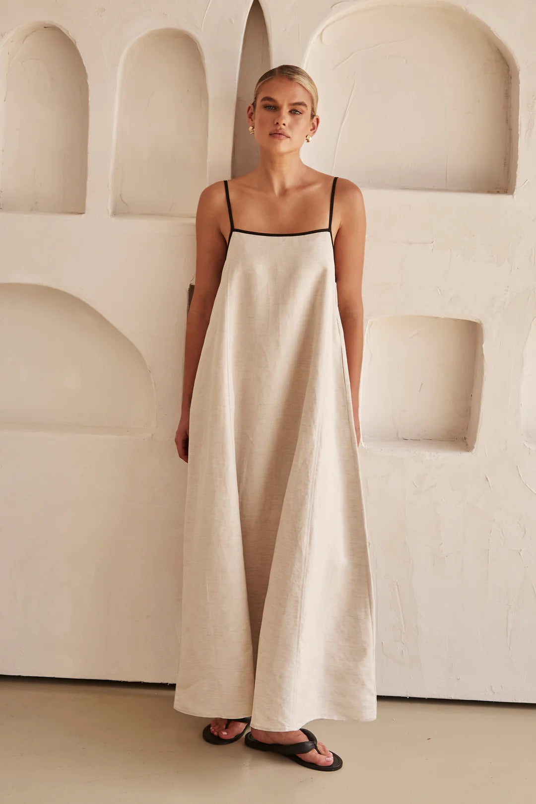 Mia | Elegant Flowing Summer Maxi Dress for Wedding Guests 0