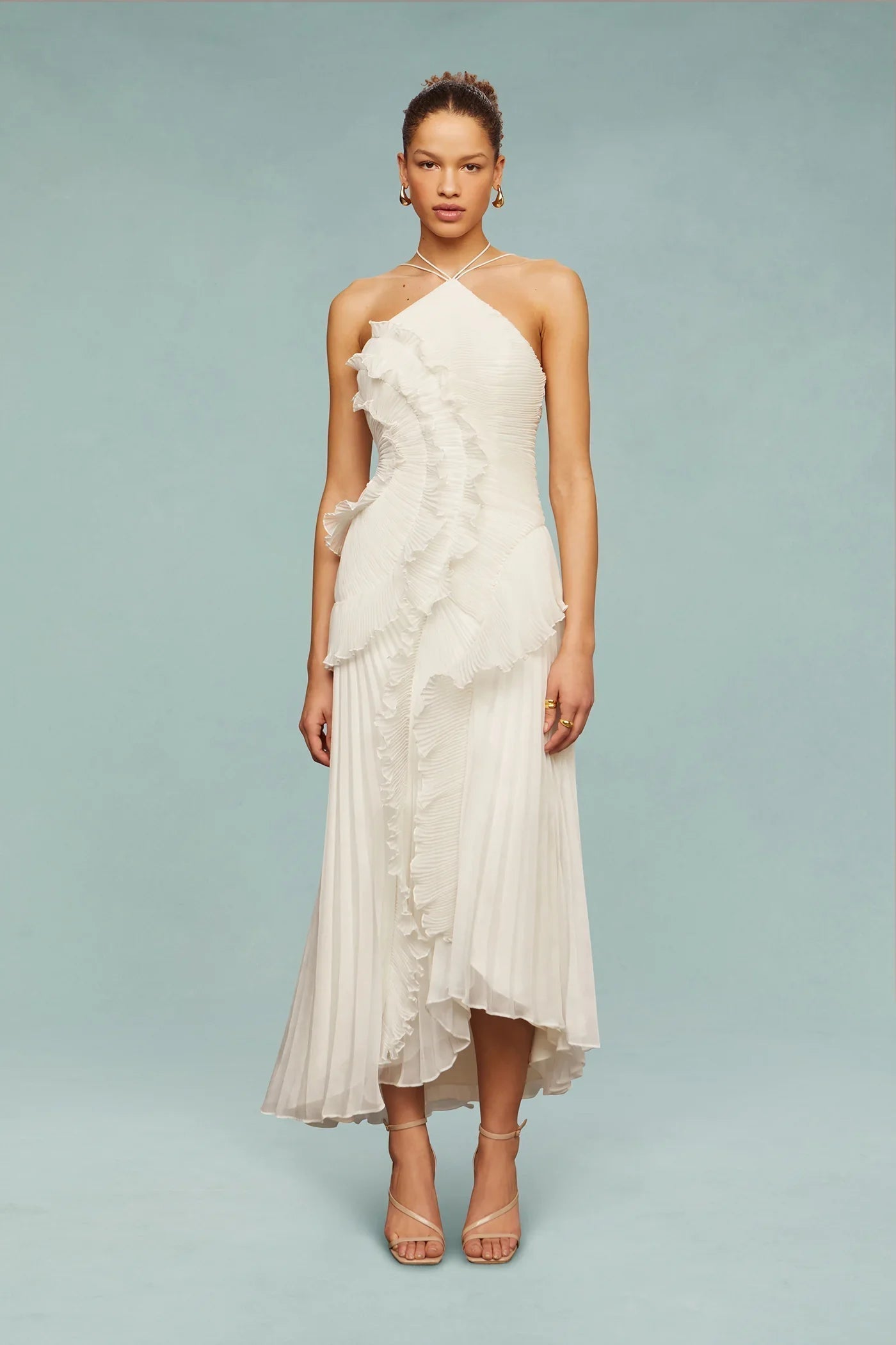 Mia | Elegant One Shoulder Maxi Dress for Women 1