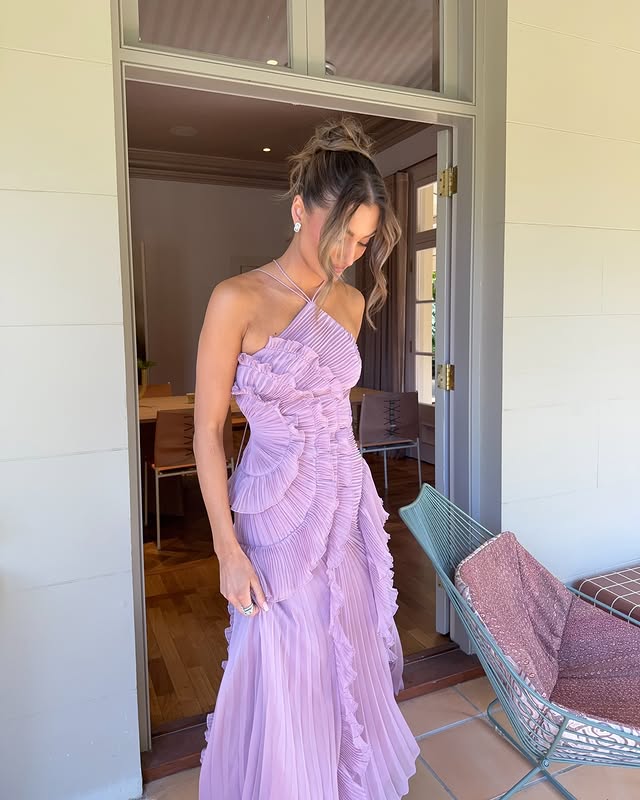 Mia | Elegant One Shoulder Maxi Dress for Women 3