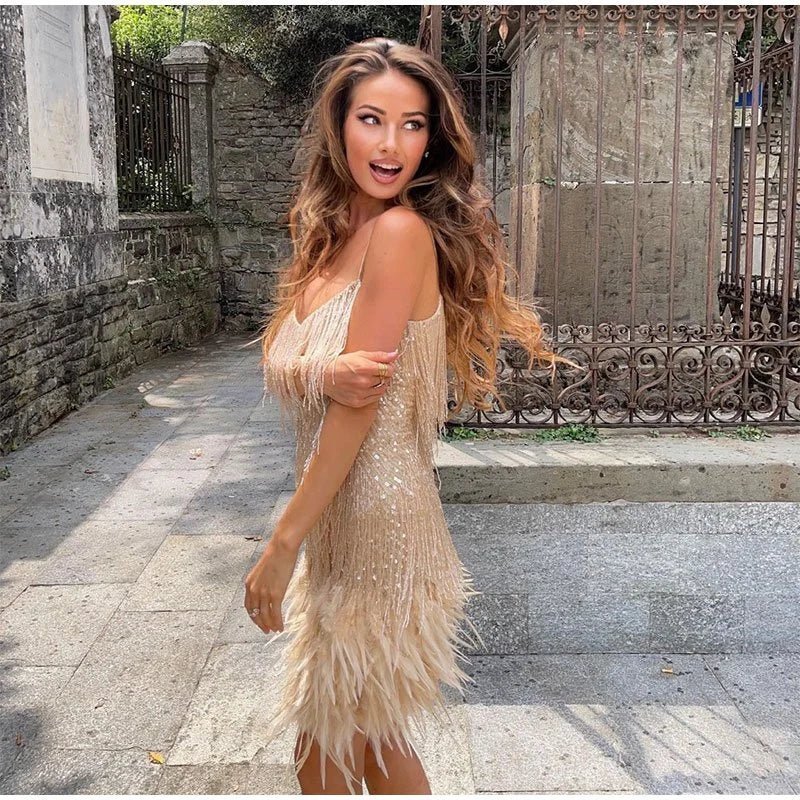 Mia | Elegant Sequin Summer Mini Dress 5