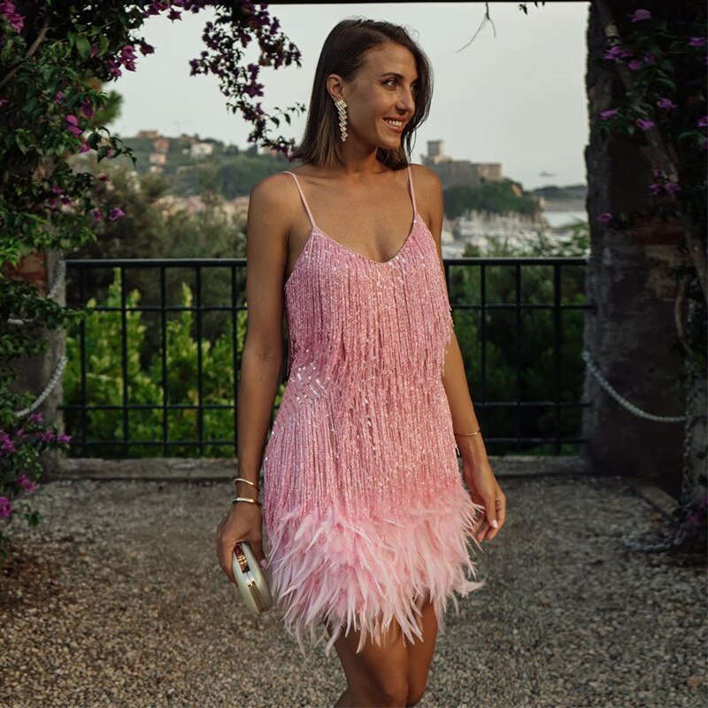 Mia | Elegant Sequin Summer Mini Dress 7