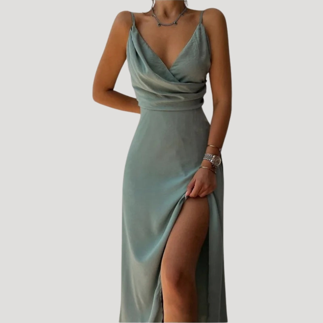 Mia | Elegant Slit Maxi Dress For Women 4