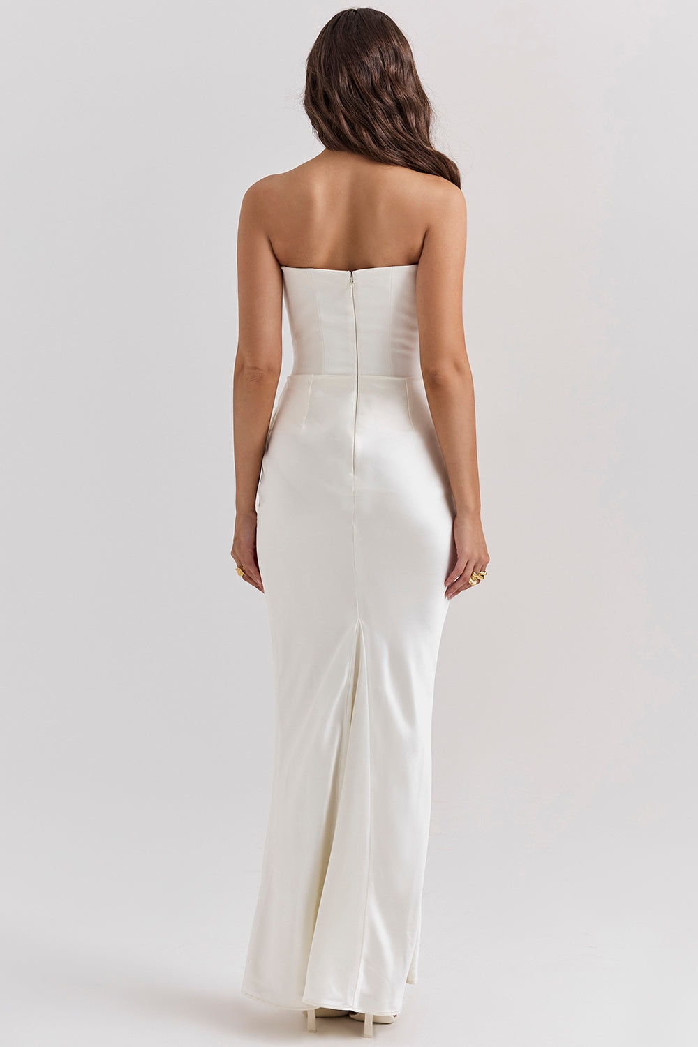 Mia | Elegant Strapless Maxi Wedding Guest Dress for Formal Occasions 8